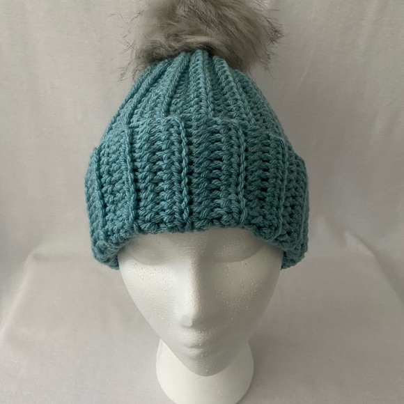 Handmade Pompom Beanie - Picture 6 of 6